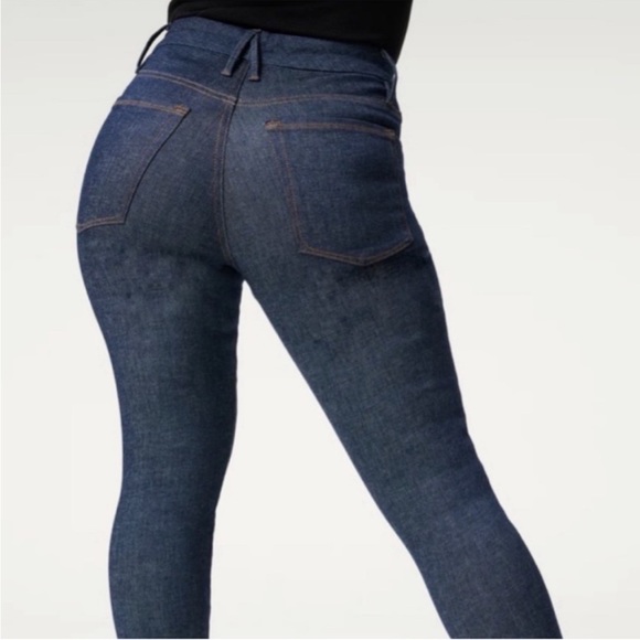 NWT Good American X Calik Denim Always Fits Good Legs Skinny Jeans‎ Long 14-18 - Picture 2 of 13